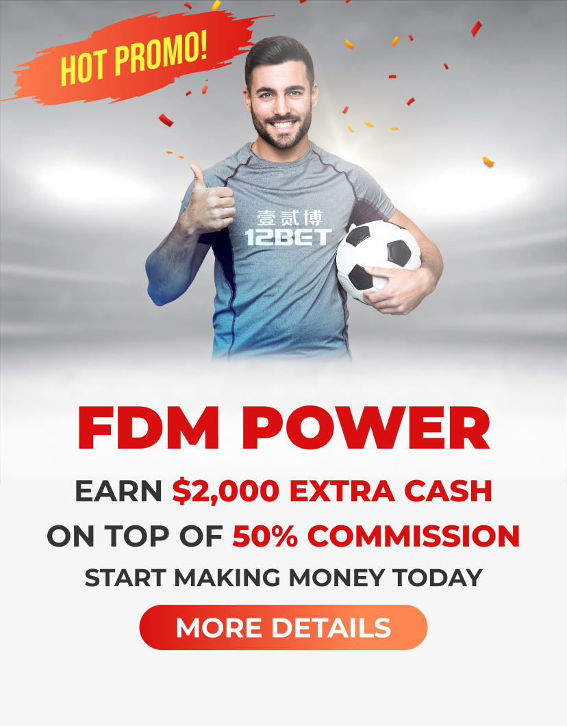 12Bet commission boost promo